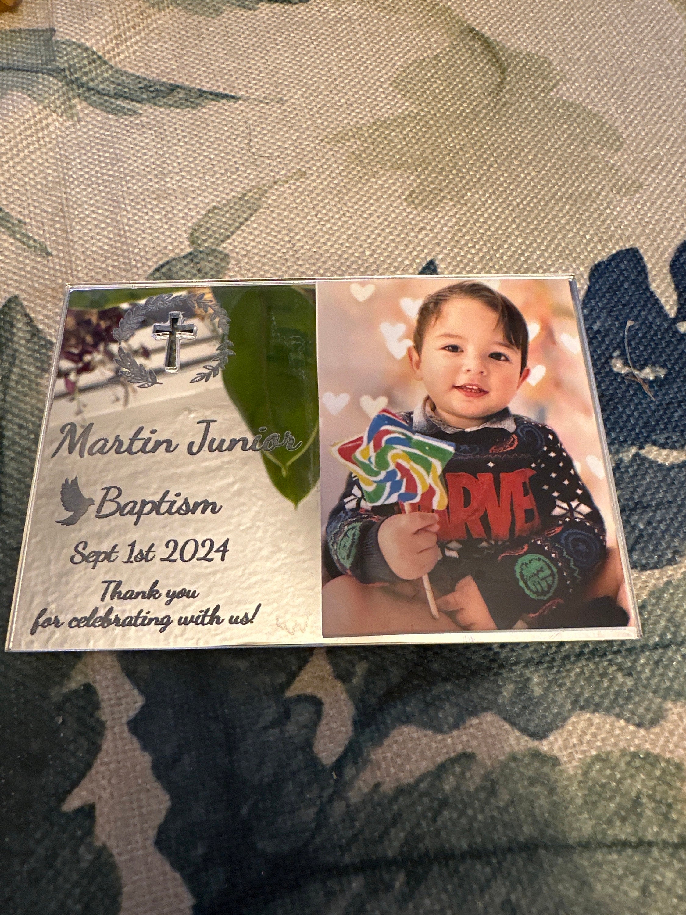 Baptism Photo Magnet Favors, Christening Favors, Mi Bautizo, Baptism Favors Girl, Baptism Photo Frame