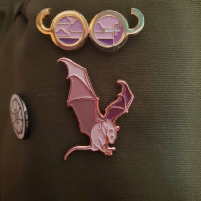 ENAMEL PIN Rats With Wings || 1.75