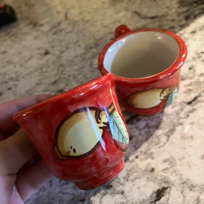 Limoncello Cups Italian Ceramic Glasses Wedding Favors - Etsy