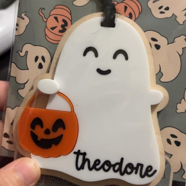 Boo Basket Tag | Halloween Name Tags | Personalized Halloween | Candy ...