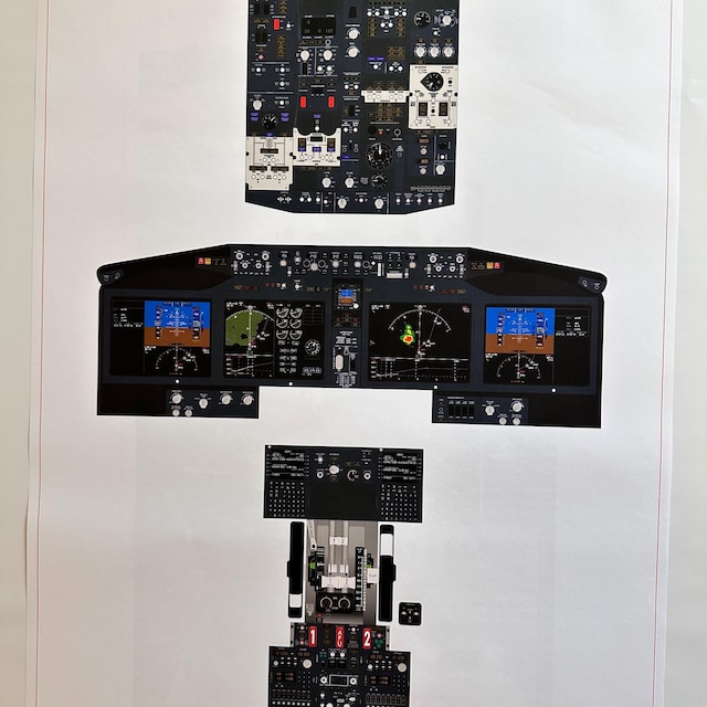 Boeing 737-8 MAX Cockpit Poster (digital Download) – Pilot