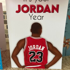 It s Your JORDAN Year 23rd Birthday Card Etsy