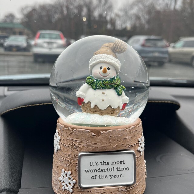 Snowman Personalized Christmas Snow Globe, Gifts for