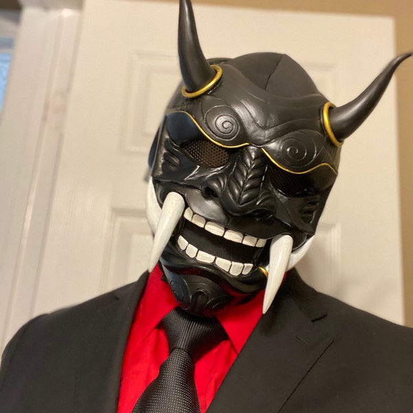 Samurai Assassin Demon Oni BB Gun Airsoft Mask, Halloween Costume ...