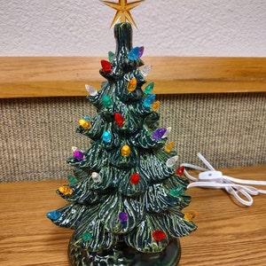 10 In. Ceramic Christmas Tree - Etsy