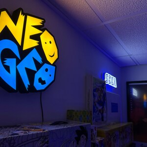 Neo Geo LED ライトボックス | ゲームルームの装飾用 Neo Geo Neo Geo LED ライトボックス | ゲームルームの装飾用 Neo Geo
