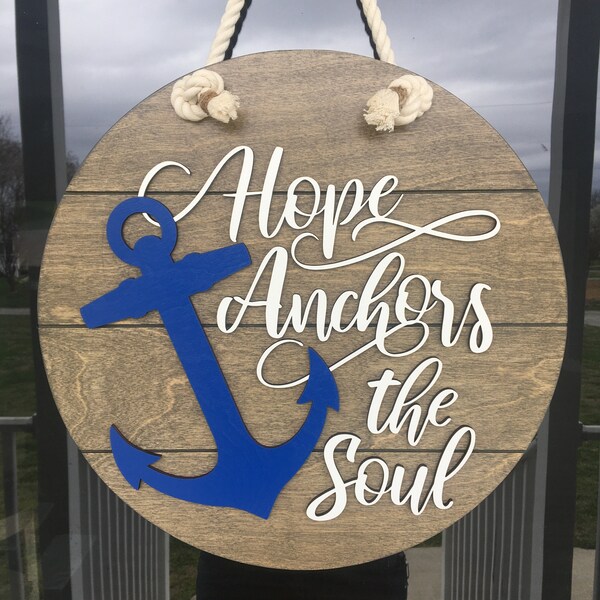 Hope Anchors the Soul SVG | Anchor Svg | Hebrews 6:19 | Cricut | Cut ...