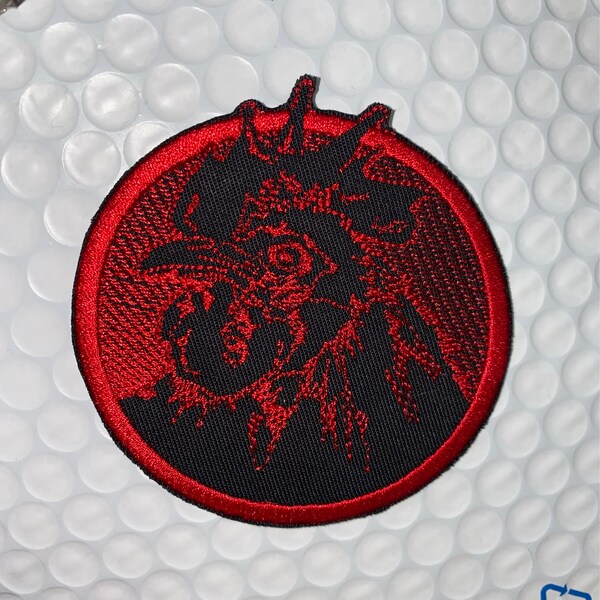 Rooster Patch Embroidered Iron on Patch Fabric Country Rooster Patch by ...