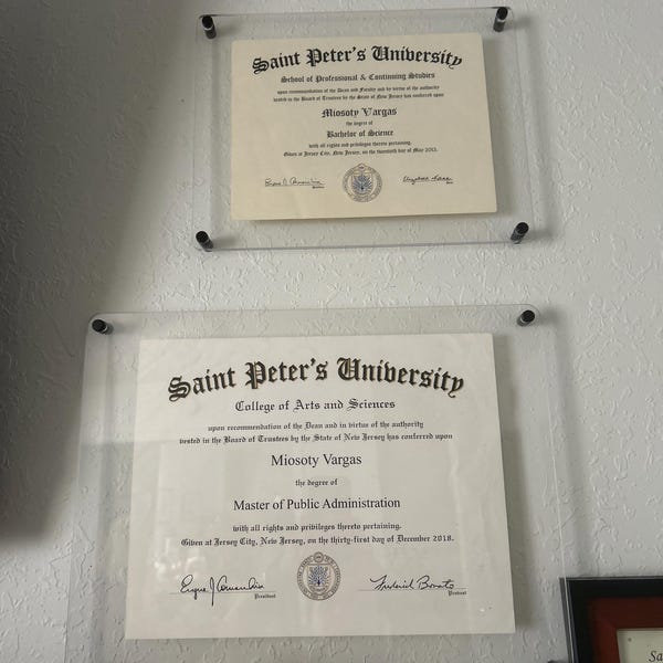 Floating Document Frame FLOATING FRAME, Diploma Frame, Frameless Frame, Clear Acrylic Frame ...