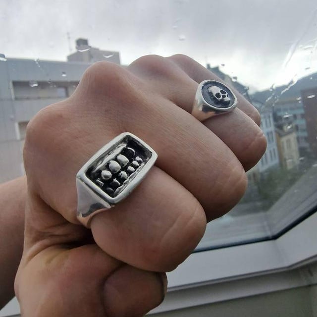 Buy Devil Face Ring Online in India - Etsy