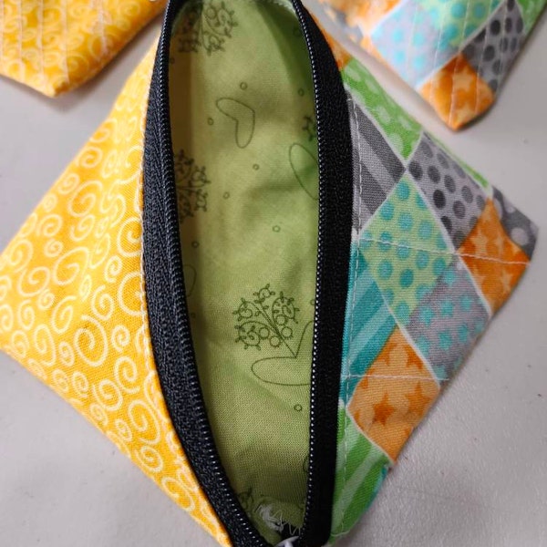 Half Square Triangle Pouch PDF Sewing Pattern (includes Short ...