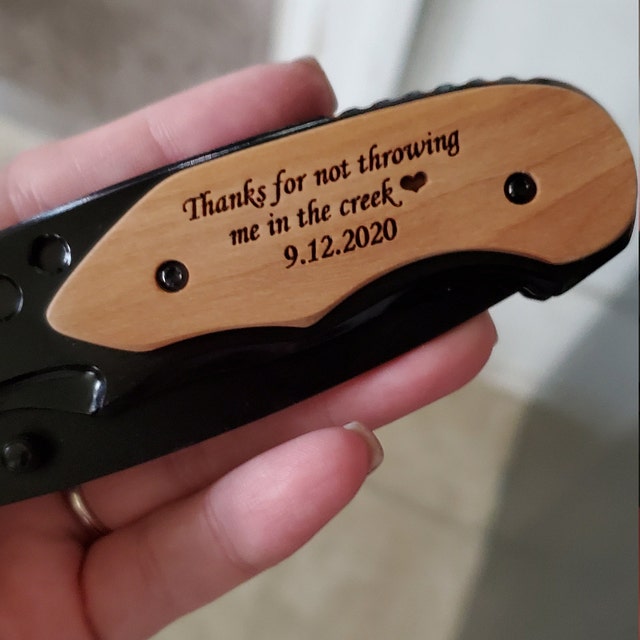 Engraved Pocket Knives – Everything Decorated