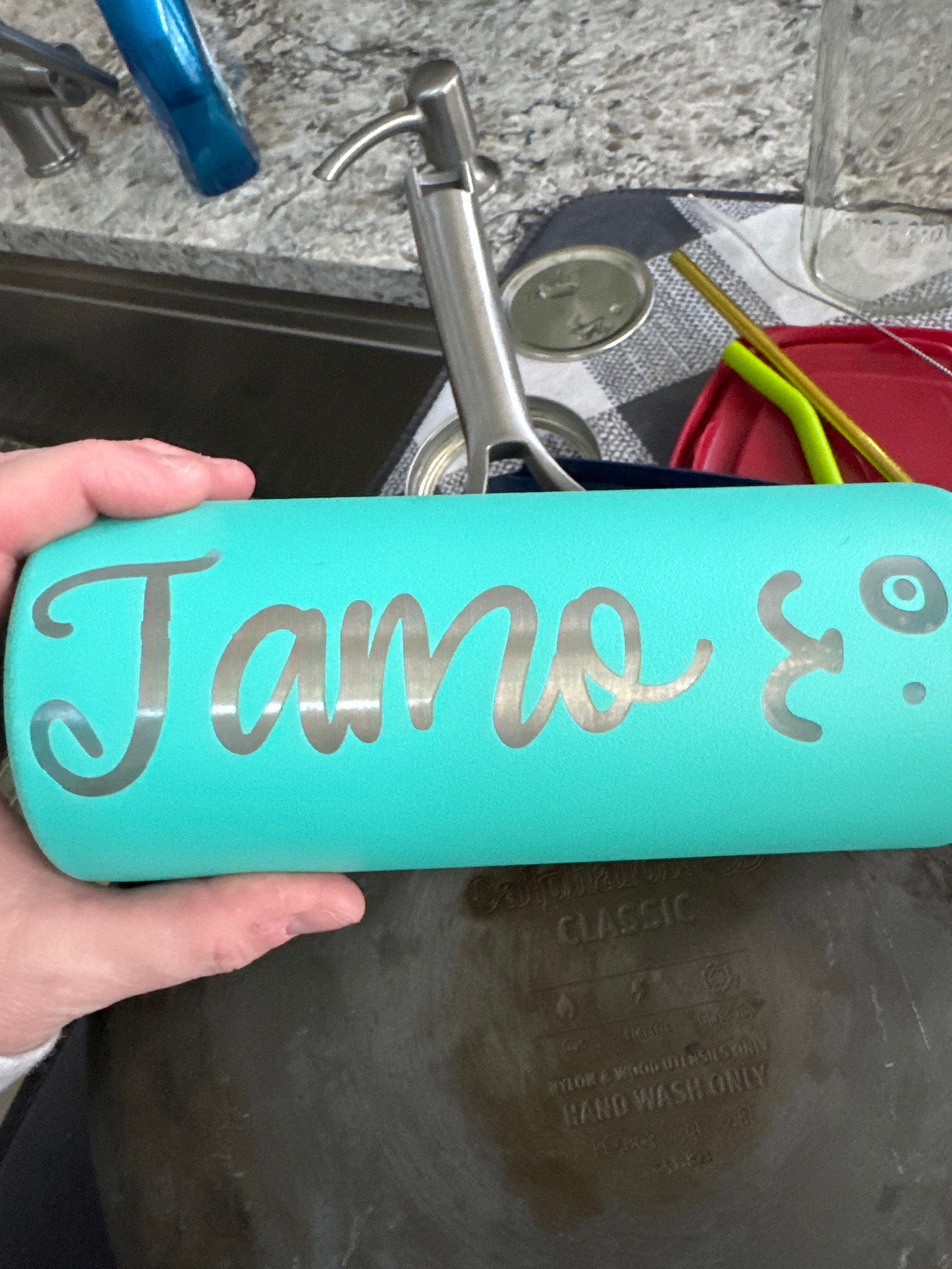 Personalized Kid Water Bottle, Back to School Gifts for Kids, Custom Laser Engraved Bottles, 18oz Water Bottle Personalized Water Bottle