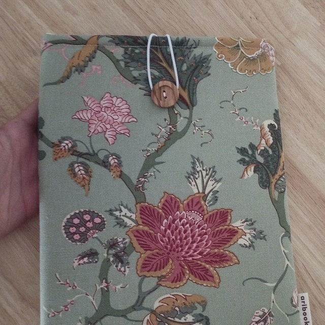 Funda libro acolchada con estampado multicolor geométrico, funda libro de  tela de tapiz alegre y colorida, regalo de calidad para el lector. -   México