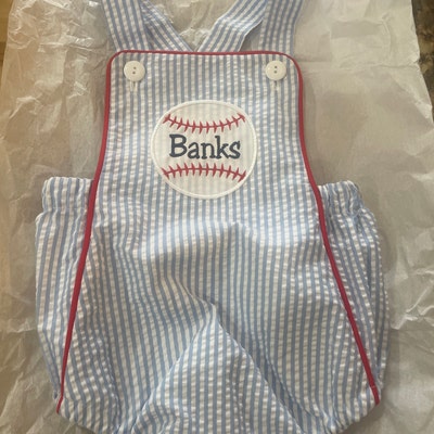Boys Easter Time Applique Romper by Millie Jay main image 0