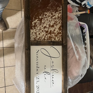 Etsy-koper heeft een foto van de aankoop toegevoegd