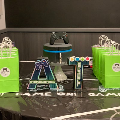 Gamer 3D Letters, Gamer Party Decorations, Gamer Birthday Party, Gamer ...