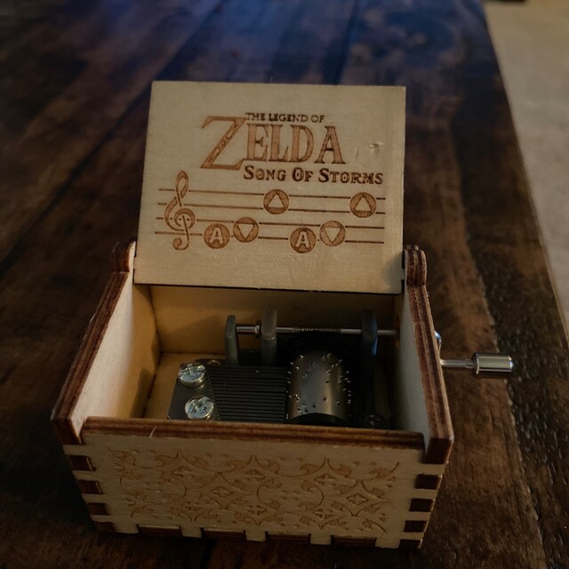 Legend of Zelda Song of Storms Music Box: Zelda Music Box 