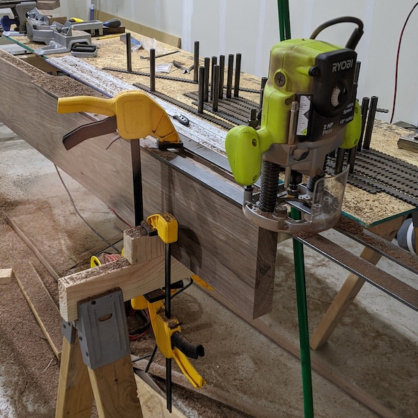 Floating Shelf Bracket Router Template - Heavy Duty 3/16 Steel - 9 ...