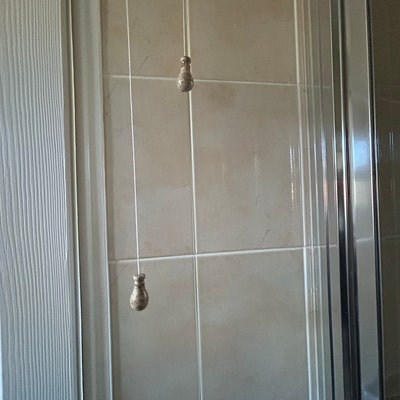 Luxury Marble Light Pull Bathroom Light Pull Cord Roman Blind Pull Handle Natural Stone Curtain ...