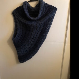 Cross Body Cowl/archer's Sweater Crochet Pattern - Etsy