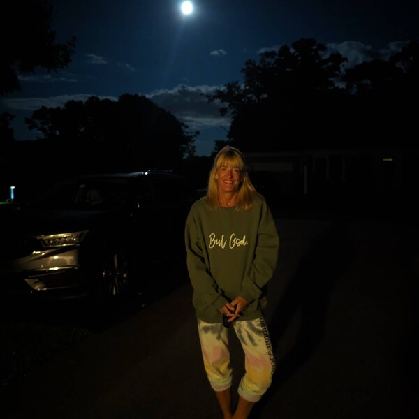 But God sweatshirt main image 1