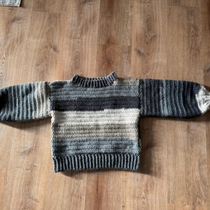 Floerns Pullover casual da uomo a maniche lunghe con stampa a righe con zip, Beige, XL