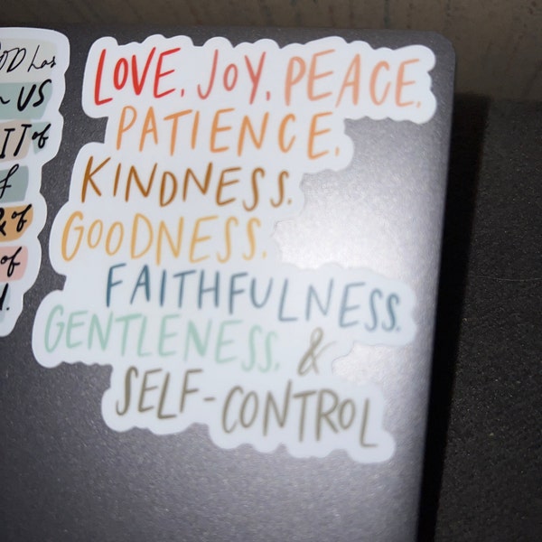 Fruit of the Spirit Sticker | Religious Stickers | Christian Decals ...