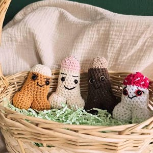 ペニスかぎ針編みパターン · あみぐるみ DIY チュートリアル 手作り