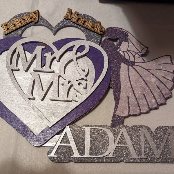 Bride and Groom SVG. Wedding Svg Eps Dxf Png. Vector Files Ideal for ...