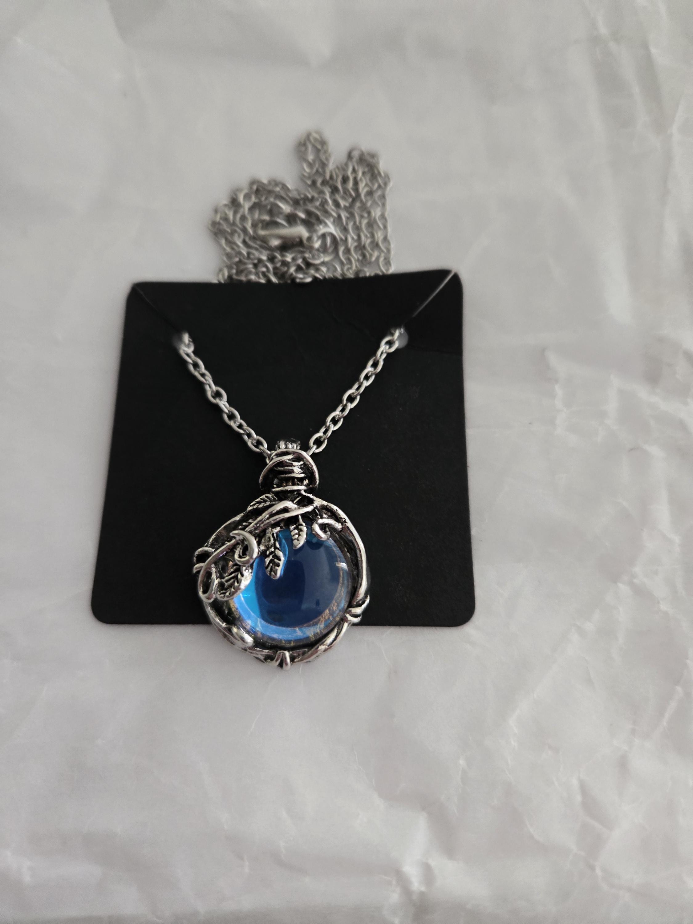 Witch’s Mirror Necklace | Hexenspiegel Protection Amulet From Dark Arts |  Wiccan Amulet | Alter Tool
