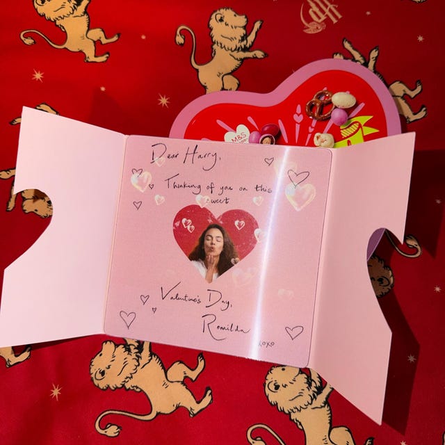 Romilda Vane Valentine to Harry Lenticular Print Card: Wizard