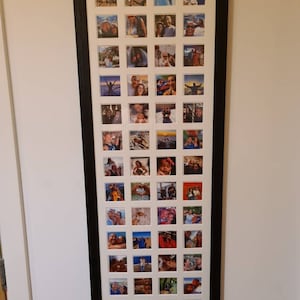 52 Aperture Framed Print, Multi Aperture Photo Frame