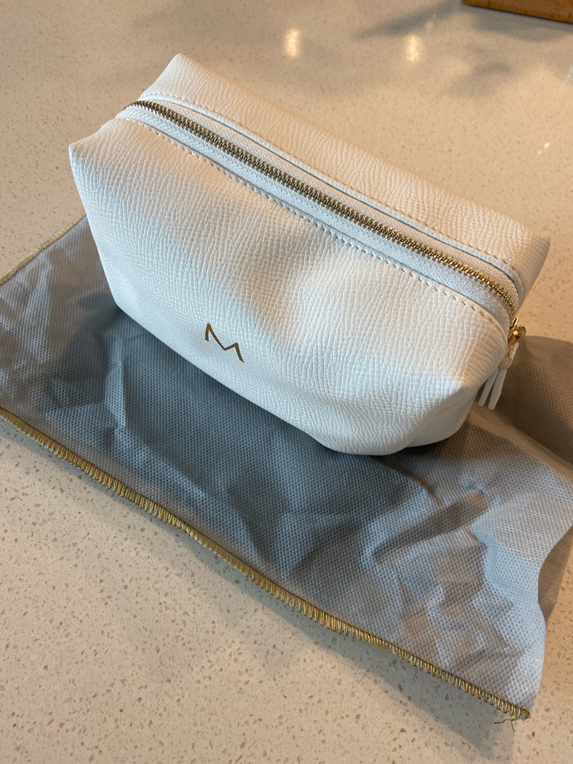 Bridesmaid Makeup Bag, Personalized Cosmetic Pouch for Your Bridesmaid Proposal Gift Box and Bachelorette Party