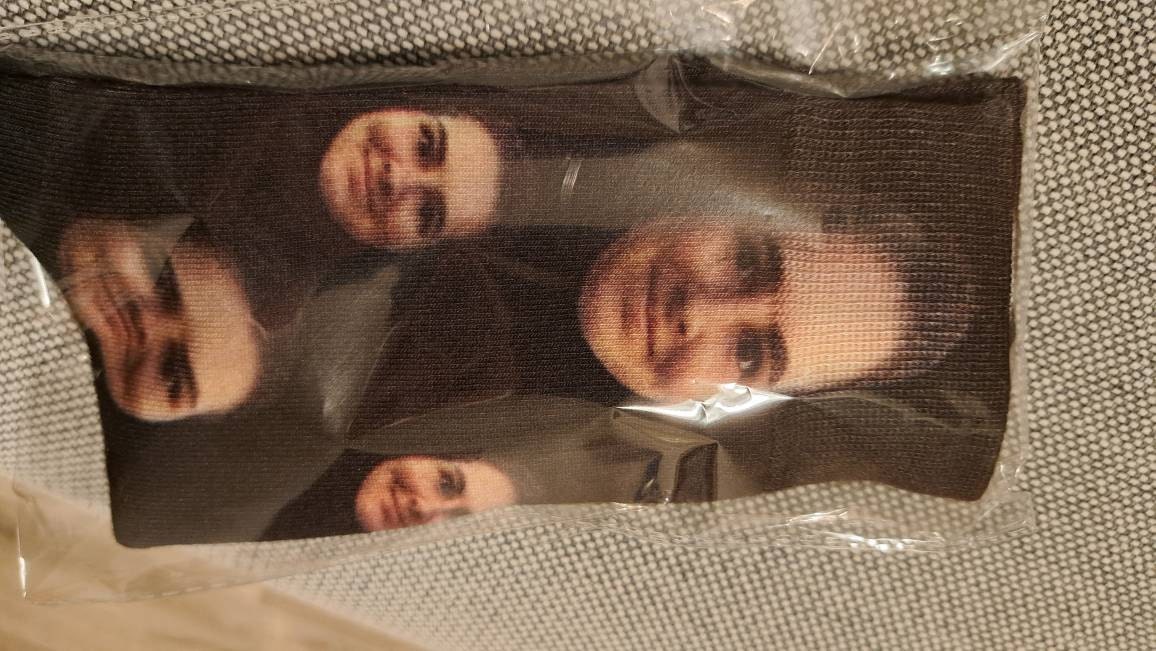 Custom Face Socks with Picture, Personalized Smiley Photo Socks, Funny Socks with face,Funny Sock gag Gifts for Men Women, Christmas Gifts
