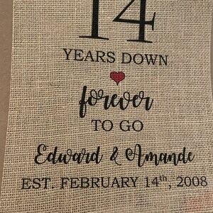 14th Anniversary Gift | 14th Wedding Anniversary Gift | Gift