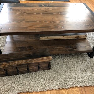 L-Shaped wood desk Both Sides Included FREE SHIPPING corner | Etsy