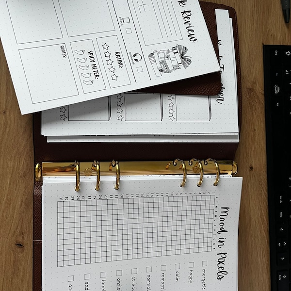 Yearly Trackers Bundle - PRINTABLE Journal Pages - Digital Planner ...