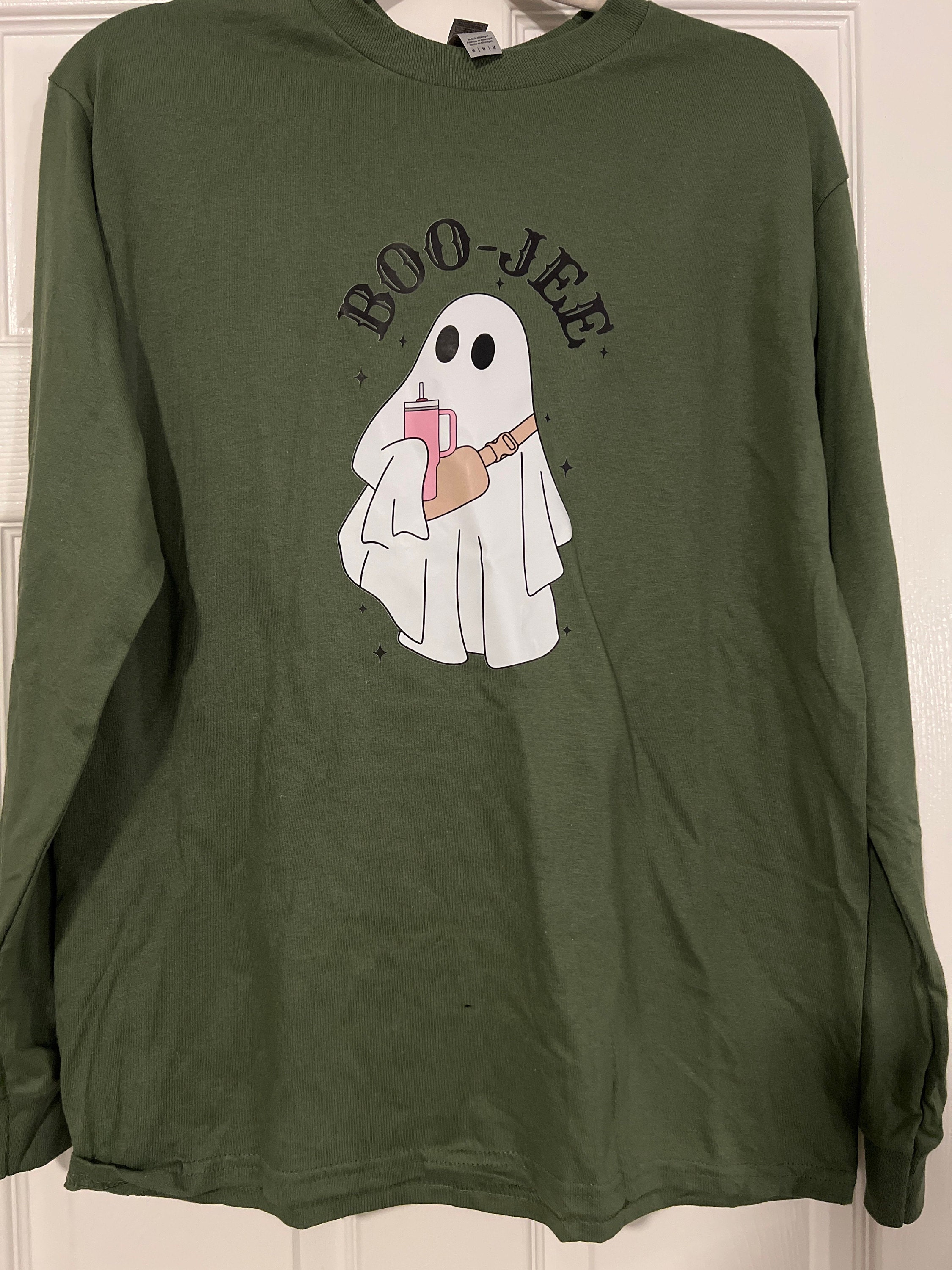 Halloween Ghost Sweatshirt, Boo Jee Shirt, Boo Shirt, Spooky Ghost Hoodie, Spooky Season Ghost Sweater, Spooky Vibes Shirt, Halloween Gifts
