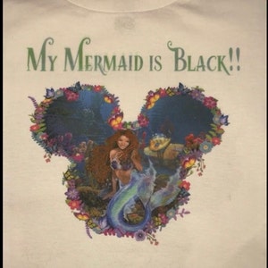 Little Mermaid, Black Mermaid Png, Black Girl Magic, Black Girl Mermaid ...