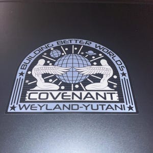 Alien Covenant Movie Inspired Covenant Ship Logo Vinyl Decal - Etsy