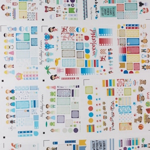 Ice Princess Weekly Planner Stickers Set, for Use With Erin Condren ...