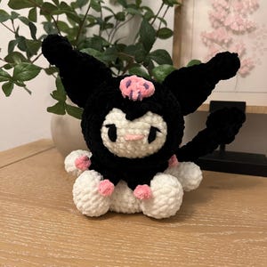 AMIGURUMI PATTERN, Punk Emo Bunny, Alternative Cat Amigurumi