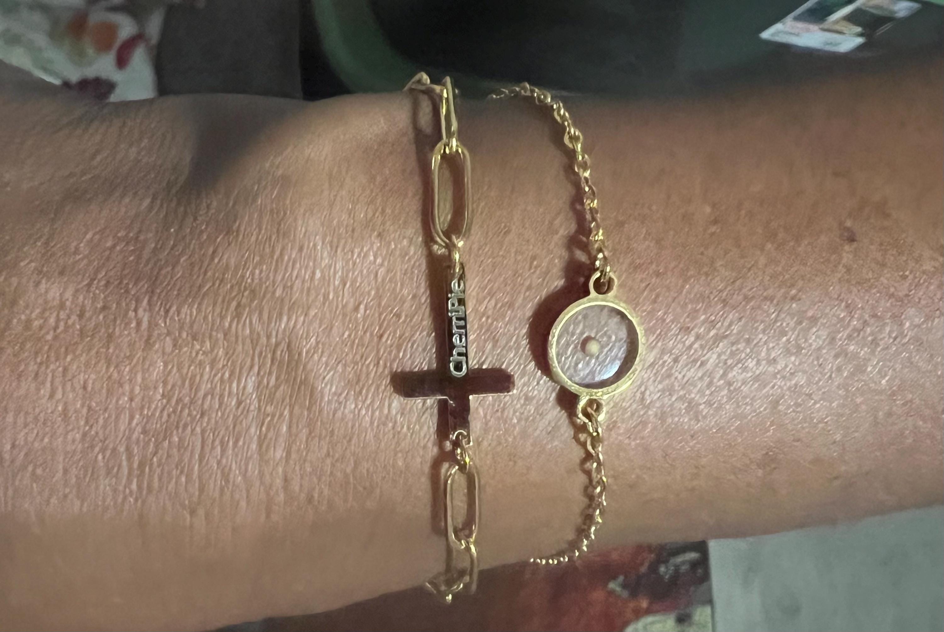 Mustard seed bracelet with cross, Christian Jewelry gift for her, Matthew 17 20, Faith Can Move mountains, Biblical jewelry, Psalm 46:5