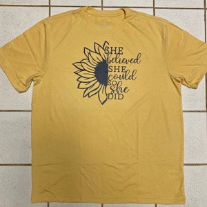 Download Sunflower SVG She believed she could so she did ...
