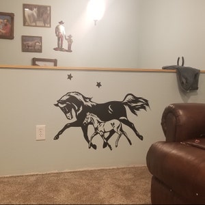 Horse Trailer Horse Team roping decal-Vinyl wall art | Etsy