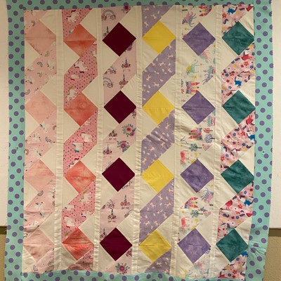 Cascading Ribbons Quilt Pattern by Cut Loose Press domestic 1st Class ...