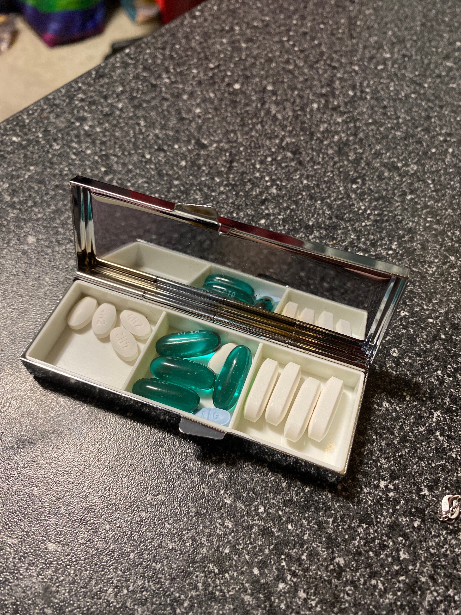 Poisons and Antidotes Pill Box -  SteamPunk, Gothic, Curious, Strange and Unusual, Gifts, Trinket Box, Pill Case, Pill Holder, Travel Size
