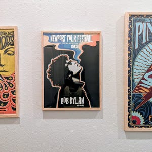 Newport Folk Festival Poster, Bob Dylan Print, Bob Dylan Poster
