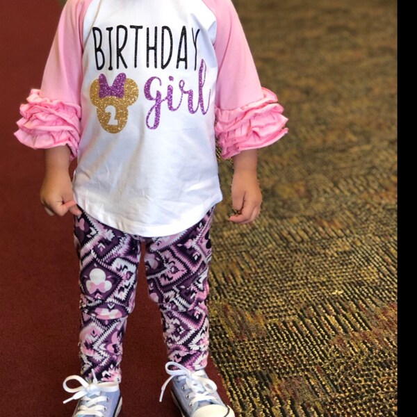 Girls Icing Ruffle Raglan Shirts- Multiple Colors Monogramable Shirts ...